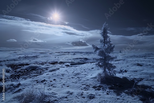 The stark beauty of a barren tundra, the subtle heat of life beneath the surface in infrared