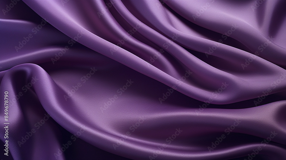 Fototapeta premium full frame of purple fabric or silk background