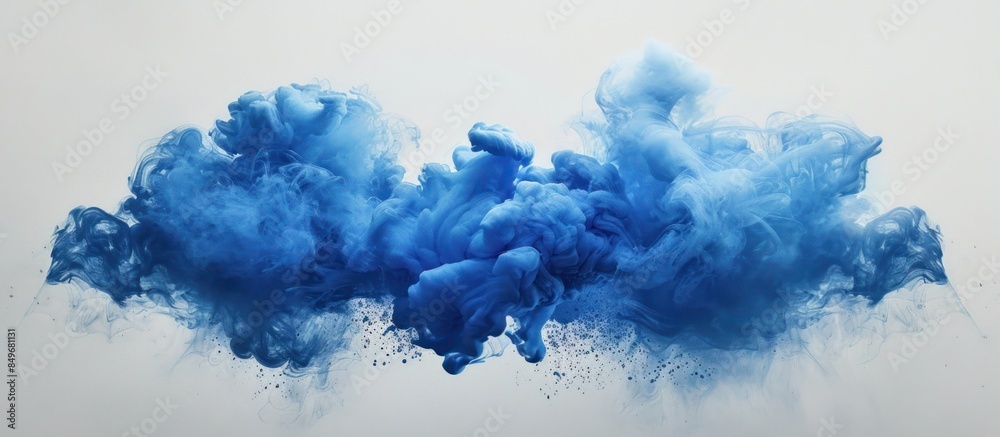 Blue watercolor splash Blue watercolor splash