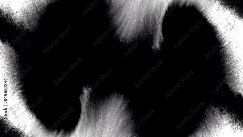 abstract background reveal horror paranormal background artistic grunge artistic flow splatter texture overlay spread inkblot effect grimy creepy intro black and white	
