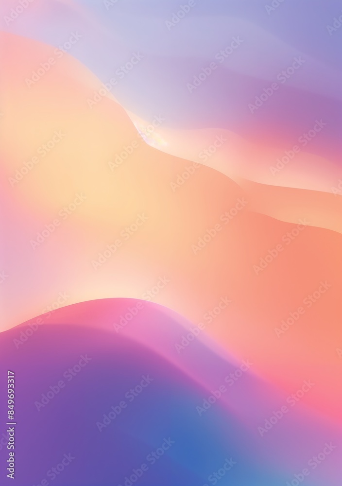 Abstract Gradient Background with Soft Pastel Colors, Serene Dreamy Abstract Gradient Background with Soft Pastel Colors, Serene Dreamy