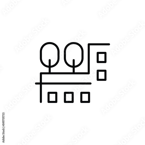 Urban farming icon. Simple urban farming icon for social media, app, and web design. Vector illustration.