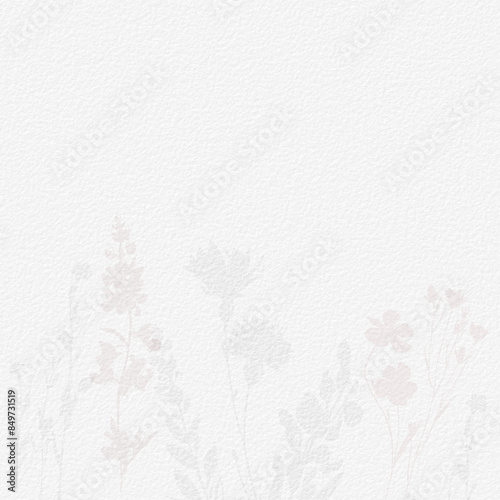 Fototapeta Naklejka Na Ścianę i Meble -  Delicate watercolor meadow flowers, botanical digital paper
