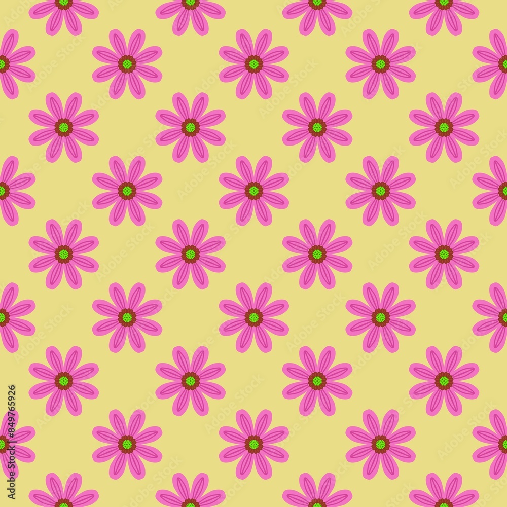 Seamless pattern with flowers background
Seamless pattern with flowers background