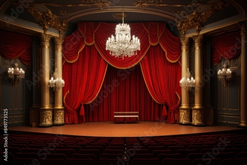 Opera stage chandelier furniture lighting.