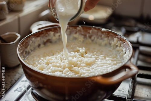 rice pudding making process