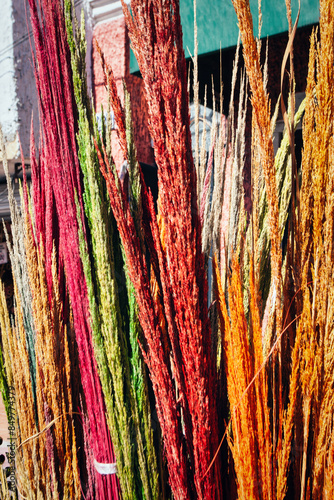 Traditional and colorful crafts in Tonalá, Mexico photo