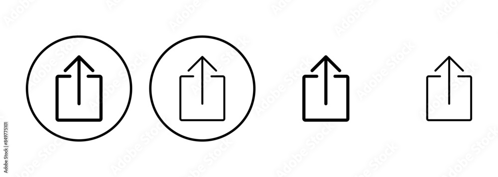 Share icon set. Sharing vector icon Share icon set. Sharing vector icon