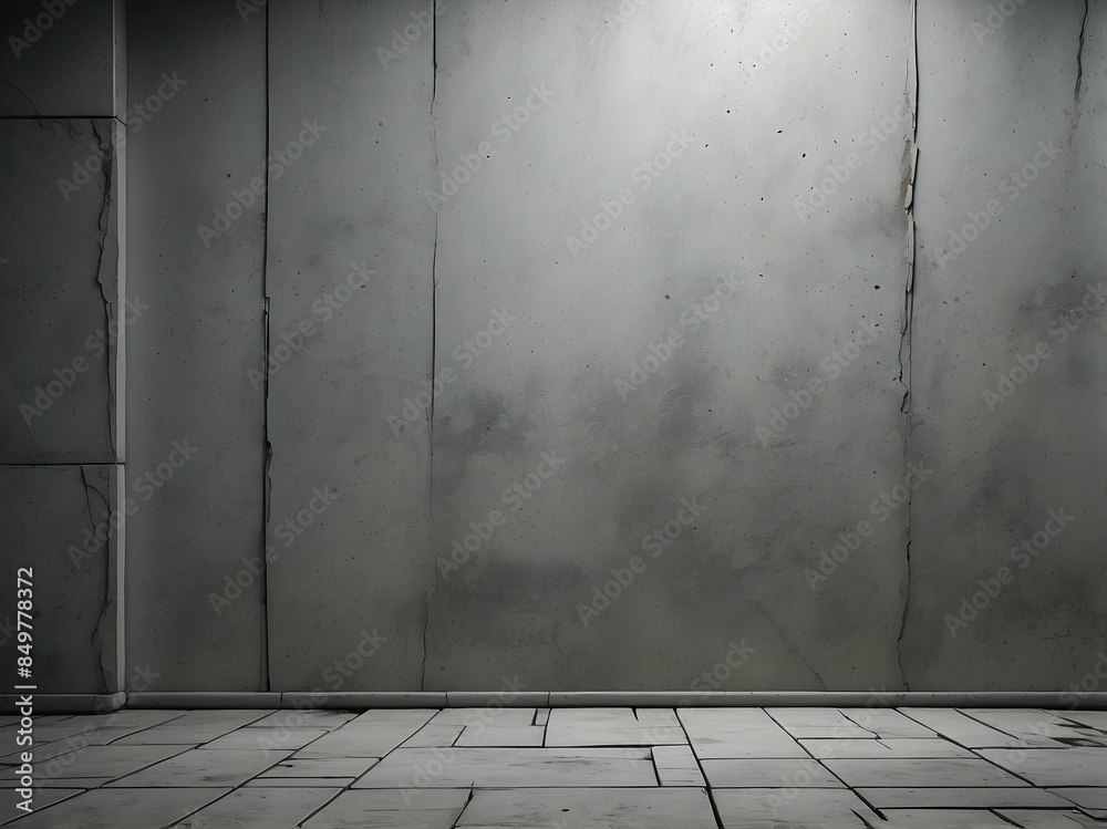 Concrete Room Corner with Shadows Concrete Room Corner with Shadows