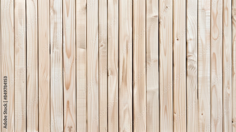 Obraz premium Light Wood Plank Wall