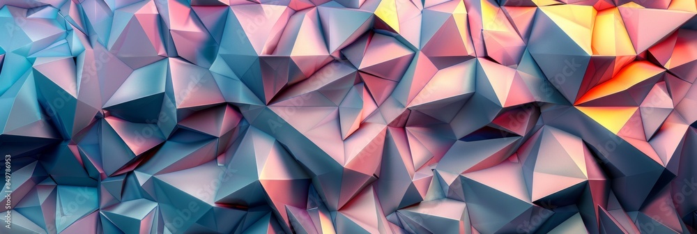 Abstract background with triangles. 3d rendering. Modern background Abstract background with triangles. 3d rendering. Modern background