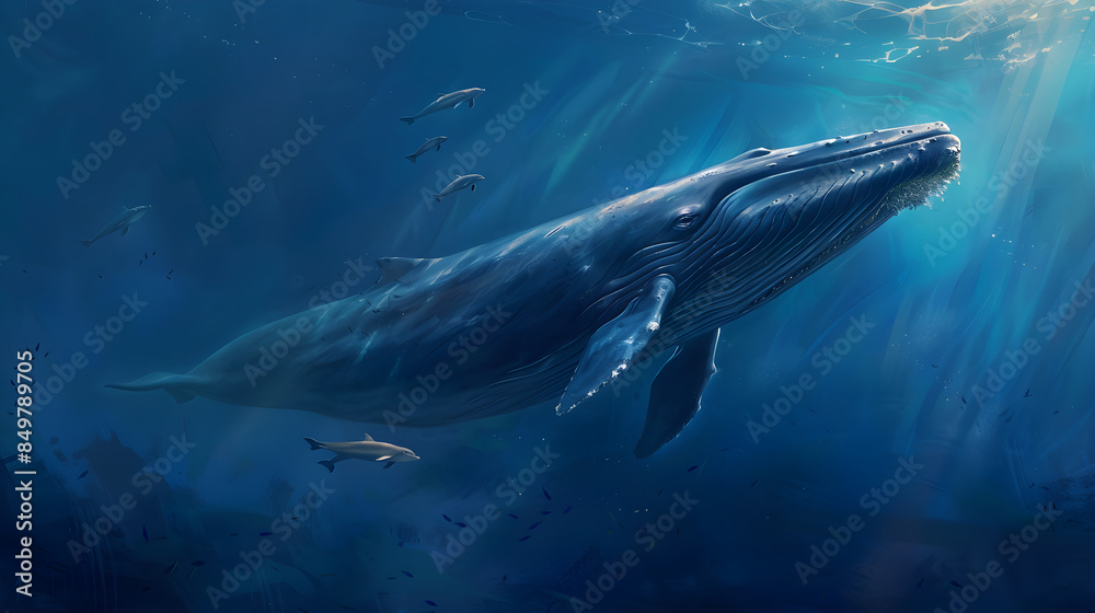 The Mighty Blue Whale and Its Dolphin Companions The Mighty Blue Whale and Its Dolphin Companions