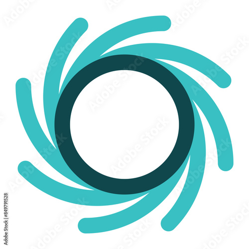 typhoon icon for illustration