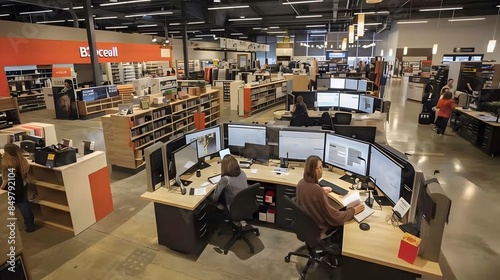 Wallpaper Mural  Desk of free space for your decoration and black friday time.  Torontodigital.ca