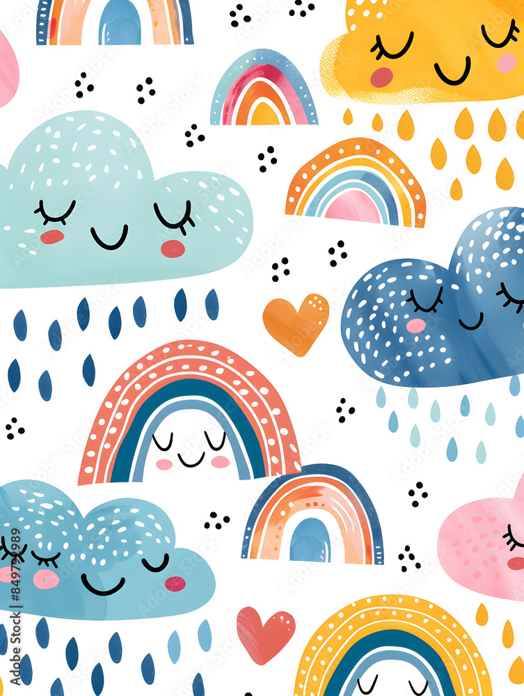 Fototapeta premium cartoon illustrator card or background .