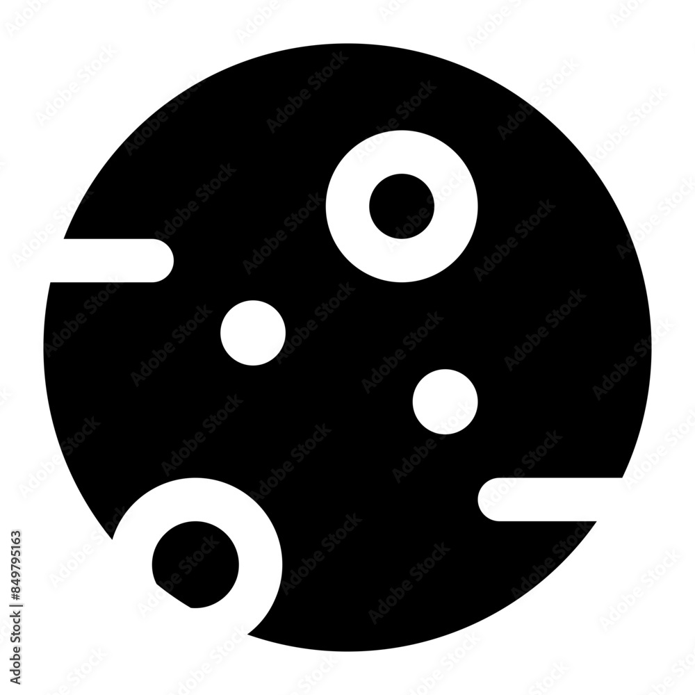 Fototapeta premium moon icon for illustration