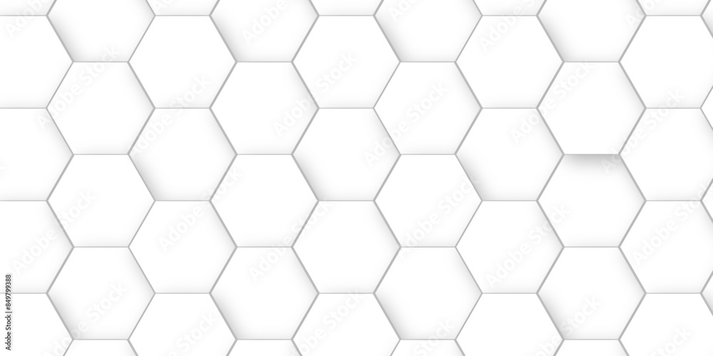 Vector White Hexagonal Background. Luxury White Pattern. Vector Illustration. 3D Futuristic abstract honeycomb mosaic white background. geometric mesh cell texture. modern futuristic wallpaper. Vector White Hexagonal Background. Luxury White Pattern. Vector Illustration. 3D Futuristic abstract honeycomb mosaic white background. geometric mesh cell texture. modern futuristic wallpaper.