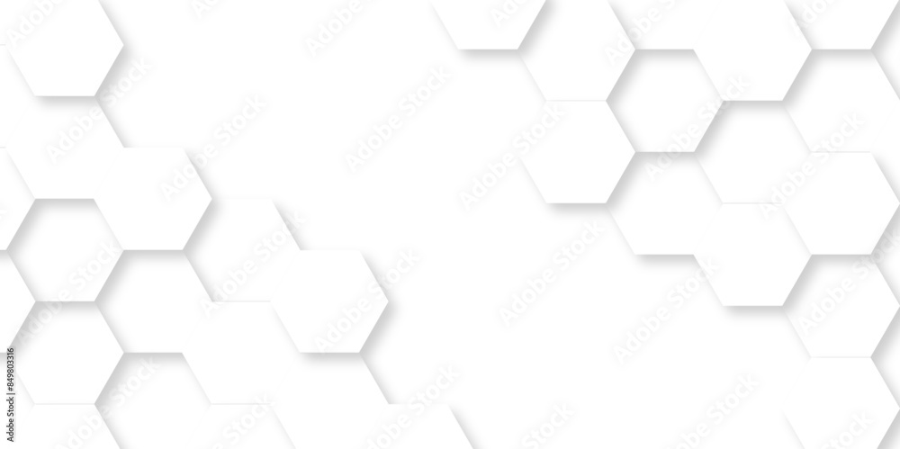 Vector White Hexagonal Background. Luxury White Pattern. Vector Illustration. 3D Futuristic abstract honeycomb mosaic white background. geometric mesh cell texture. modern futuristic wallpaper. Vector White Hexagonal Background. Luxury White Pattern. Vector Illustration. 3D Futuristic abstract honeycomb mosaic white background. geometric mesh cell texture. modern futuristic wallpaper.