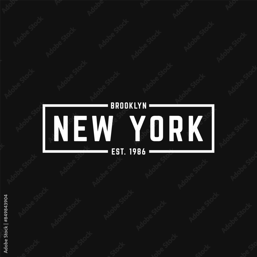 New York typography design New York typography design