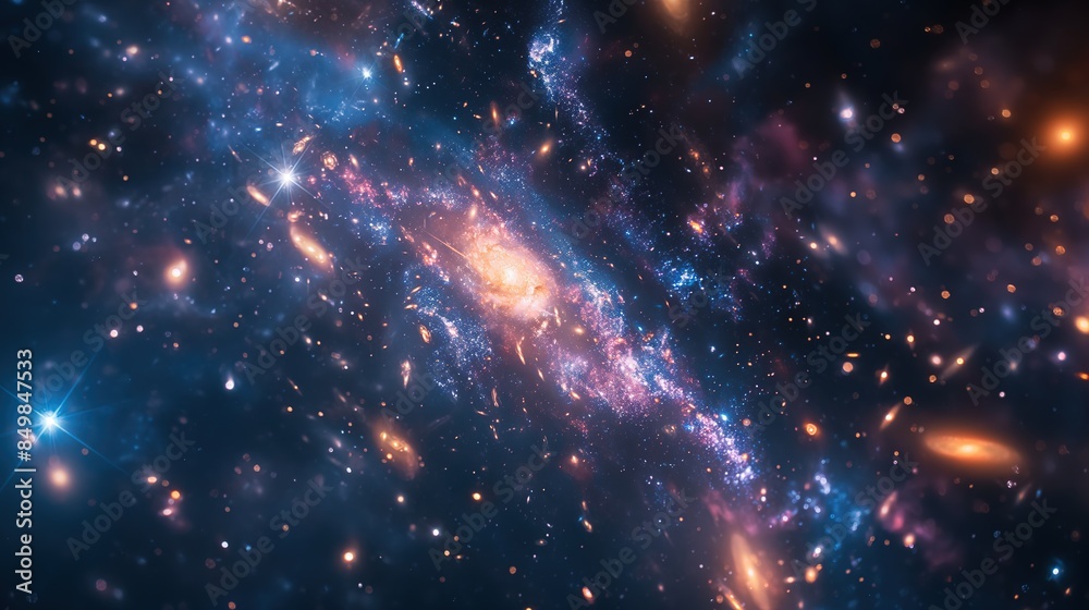 Spiral Galaxy NGC 6744 In The Night Sky Spiral Galaxy NGC 6744 In The Night Sky