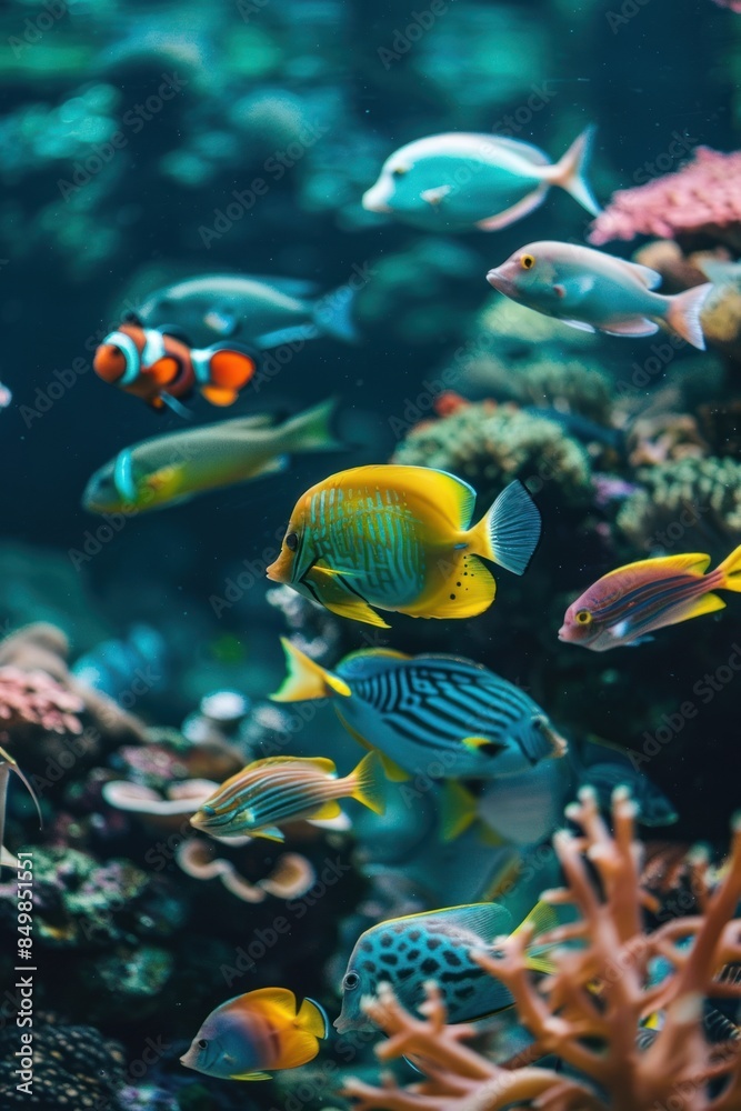 Fish undersea amphiprion outdoors aquarium. Fish undersea amphiprion outdoors aquarium.