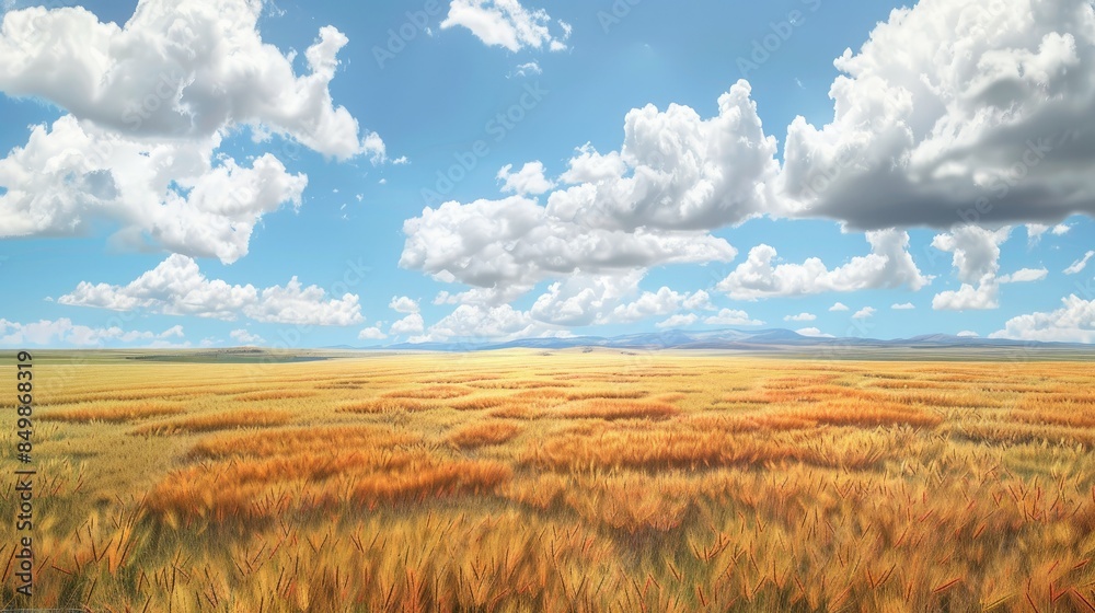 Expansive Wheat Fields AI generated Expansive Wheat Fields AI generated