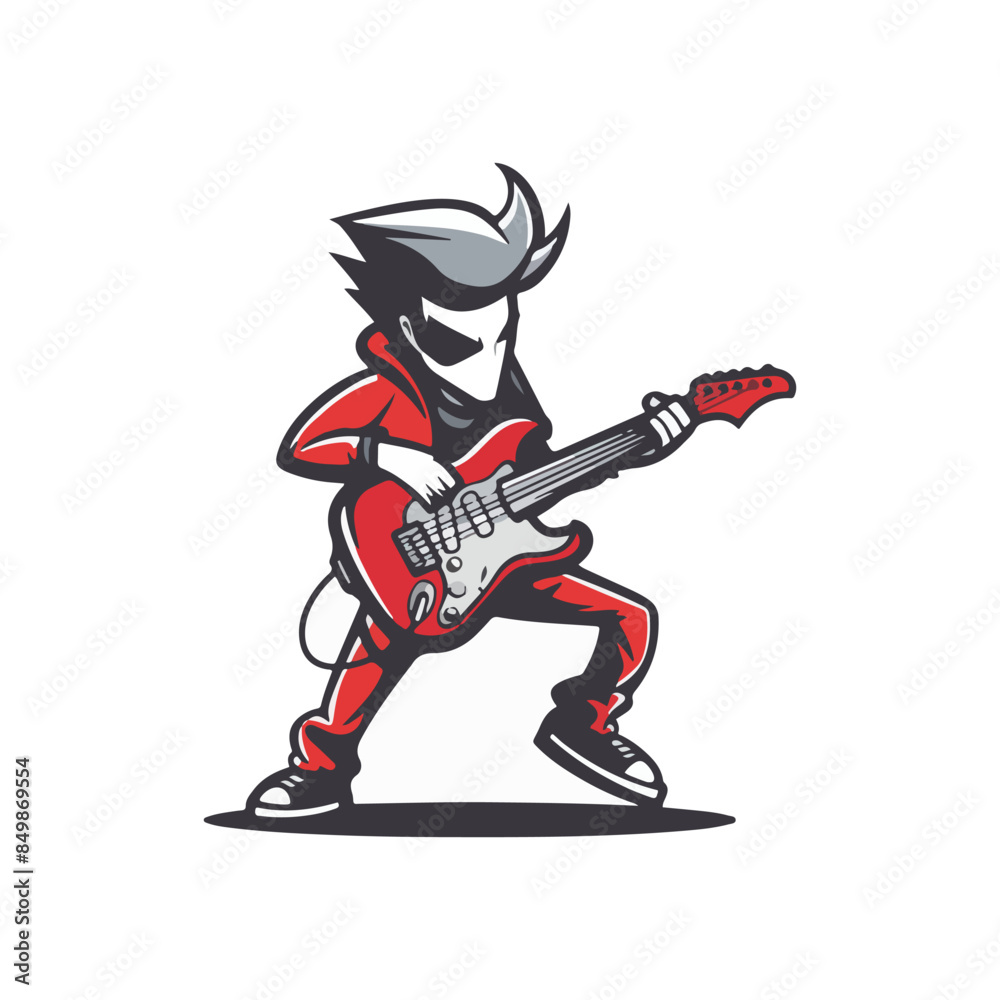 guitarist with guitar guitarist with guitar