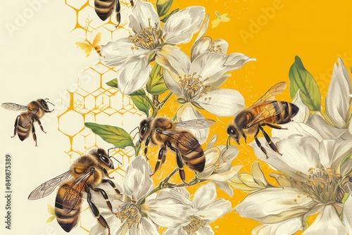 Bee Pollination, Bee Population, Bee Health,  Bee, Bees, Native Bees, Colony Collaspe Disorder, Biodiversity, Disease, Habitat Loss,  Varroa Mites, Pollination Friendly Gardens, Community Engagement,
