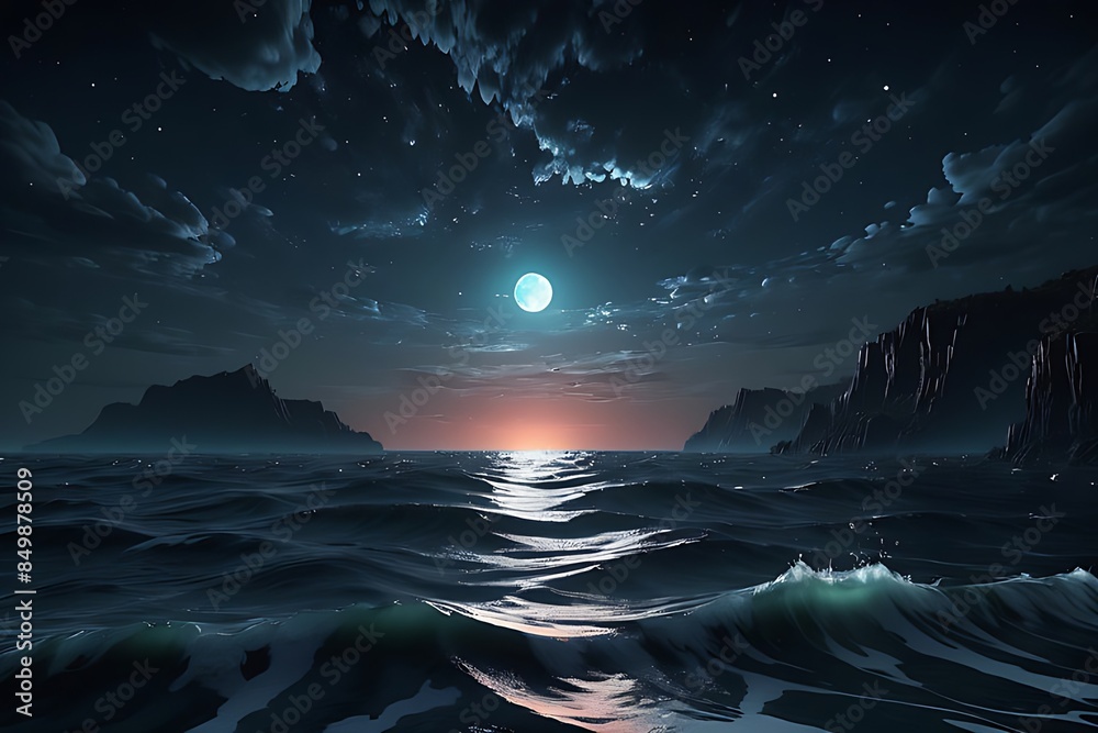 A night a sea on, separate from this world
