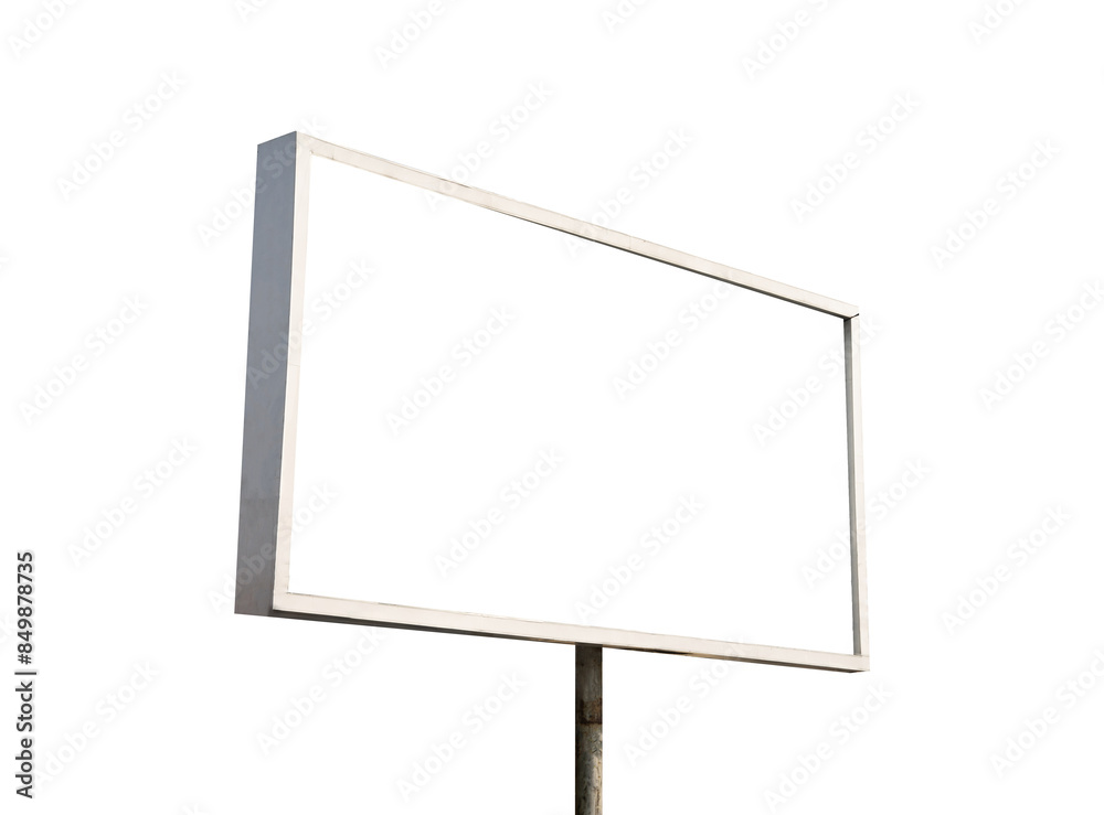 blank billboard isolated on white blank billboard isolated on white