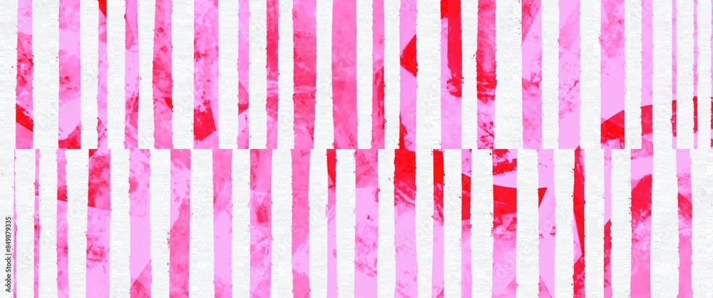 Naklejka premium abstract background with pink and white stripes