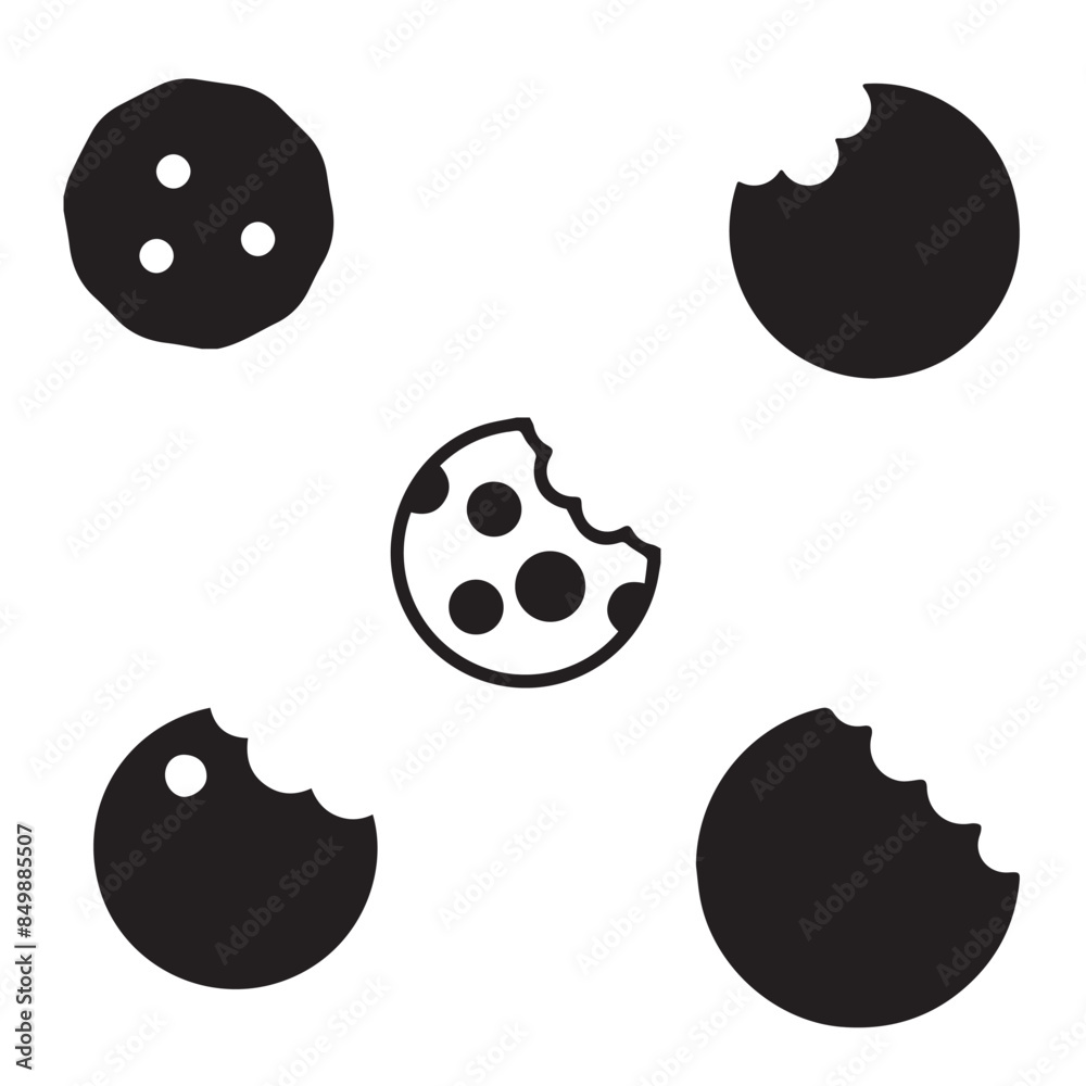 Fototapeta premium Cookies vector design