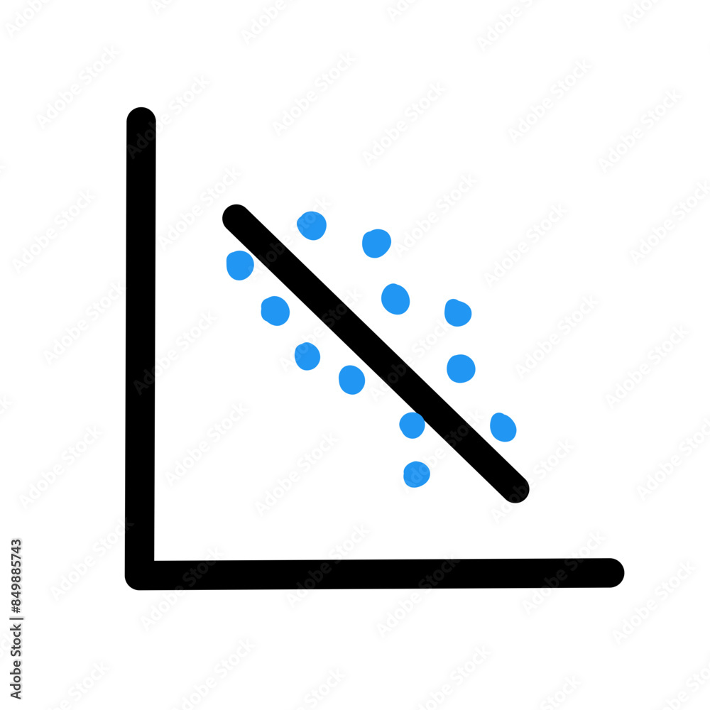 Correlation statistics graph Correlation statistics graph