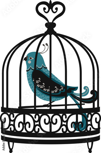 鳥籠の中の青い鳥