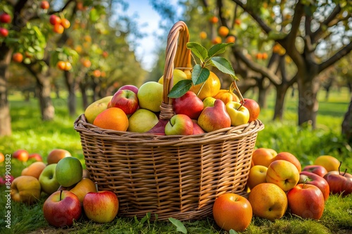 apples in a basket