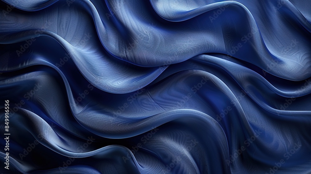 Fototapeta premium satin silk smooth soft material textured fabric wave textile design curve background elegance color pattern