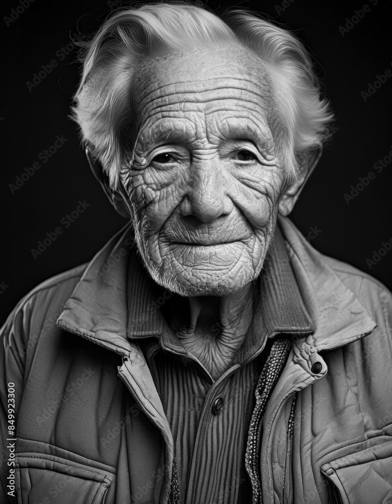 Fototapeta premium portrait of old person