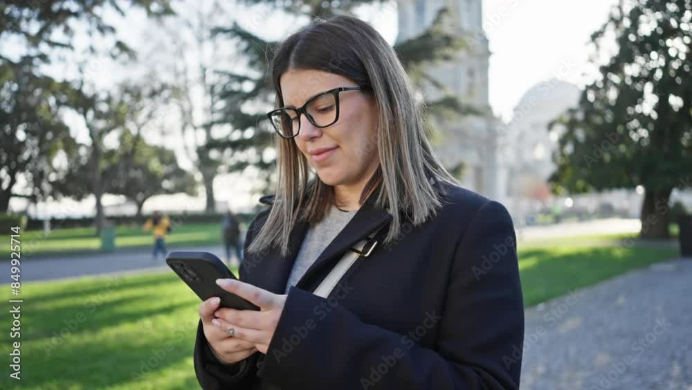Young woman using smartphone in istanbul street captures travel and urban life in europe Young woman using smartphone in istanbul street captures travel and urban life in europe