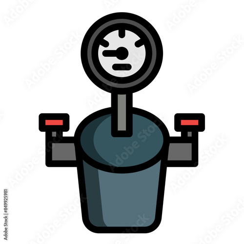 Concrete Air Meter Icon
