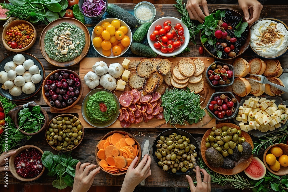 food dinner bread table meal snack fruit meat appetizer healthy cheese board plate antipasto background food dinner bread table meal snack fruit meat appetizer healthy cheese board plate antipasto background