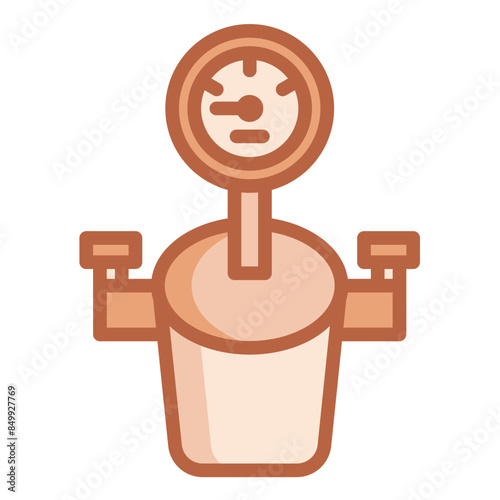 Concrete Air Meter Icon