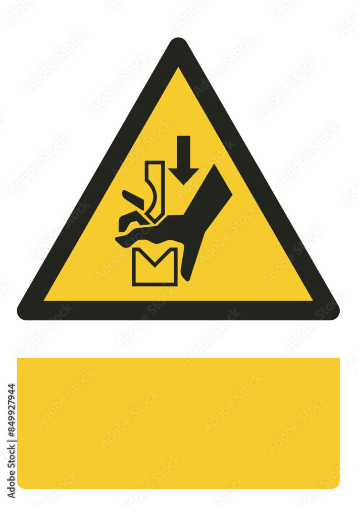 ISO warning safety signs_warning ; hand crushing between press brake tool your custom message here portrait size a4/a3/a2/a1
ISO warning safety signs_warning ; hand crushing between press brake tool your custom message here portrait size a4/a3/a2/a1