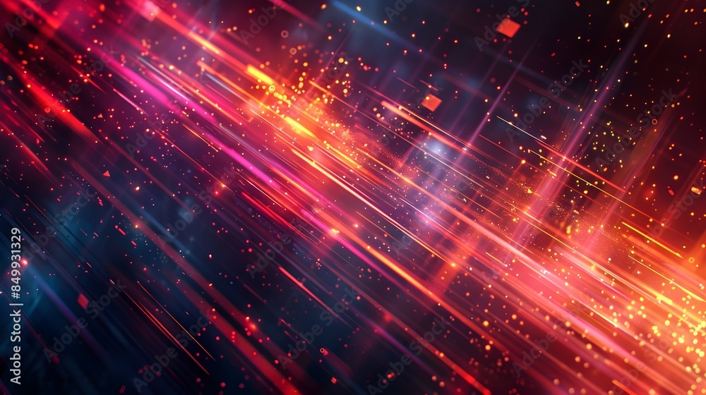 Fototapeta premium Abstract technology lines