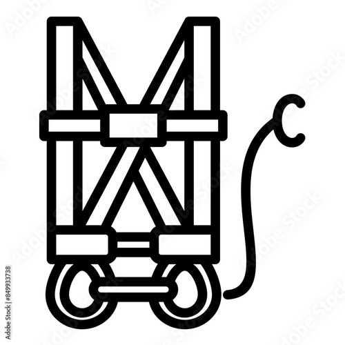 Fall Protection Gear Icon