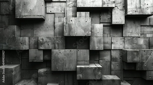 Ethereal Equilibrium: The Gray Block Gridscape