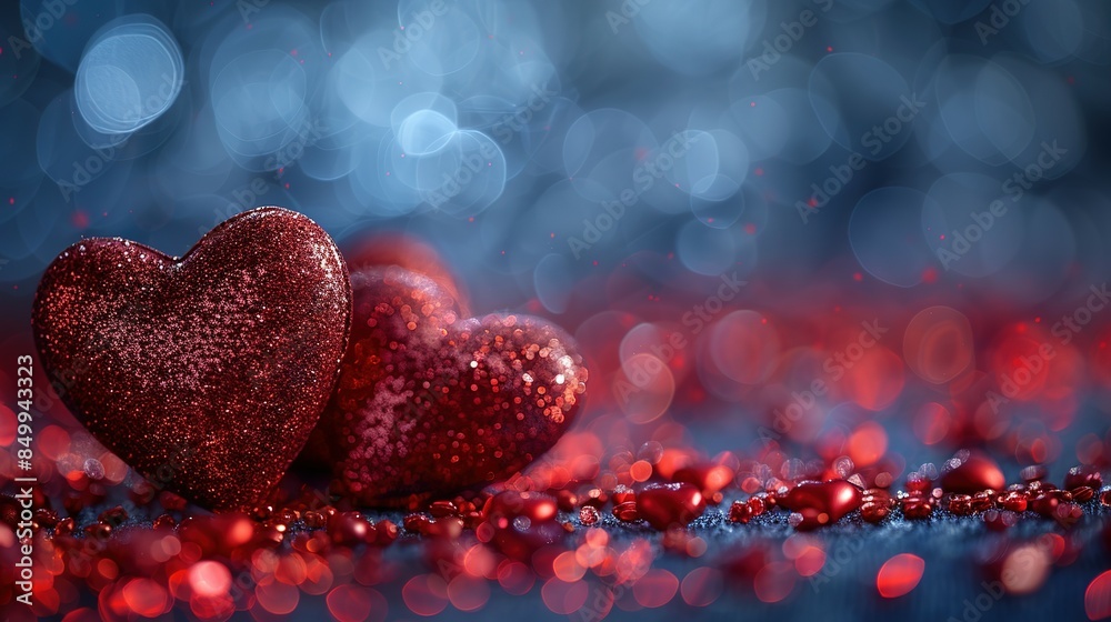 Passion Palette: Background of Valentine Hearts Passion Palette: Background of Valentine Hearts