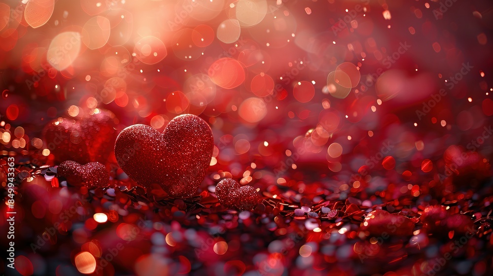 Passion Palette: Background of Valentine Hearts Passion Palette: Background of Valentine Hearts