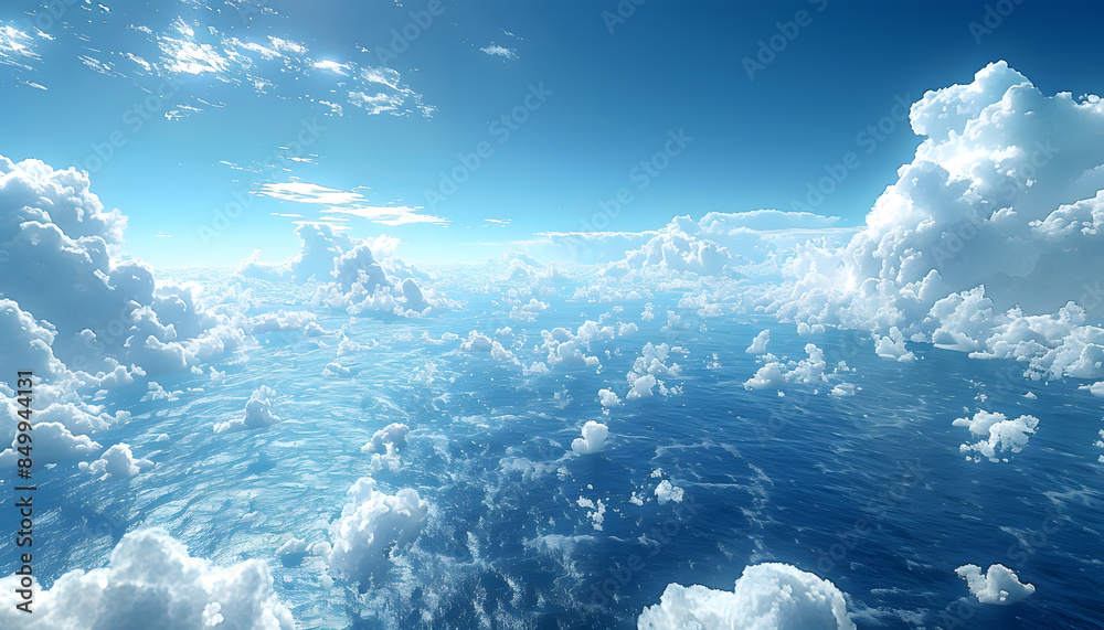 Naklejka premium sky background