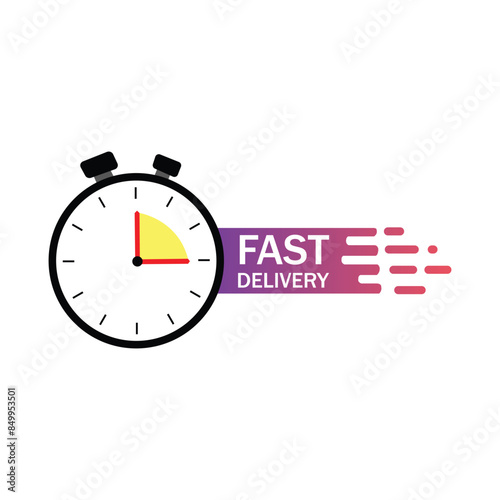 fast delivary with clock
