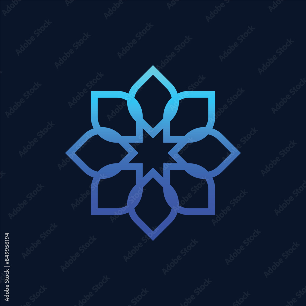 Islamic design pattern geometric vector Islamic design pattern geometric vector